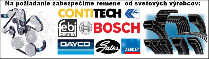 Klinové remene BOSCH  klinový remeň