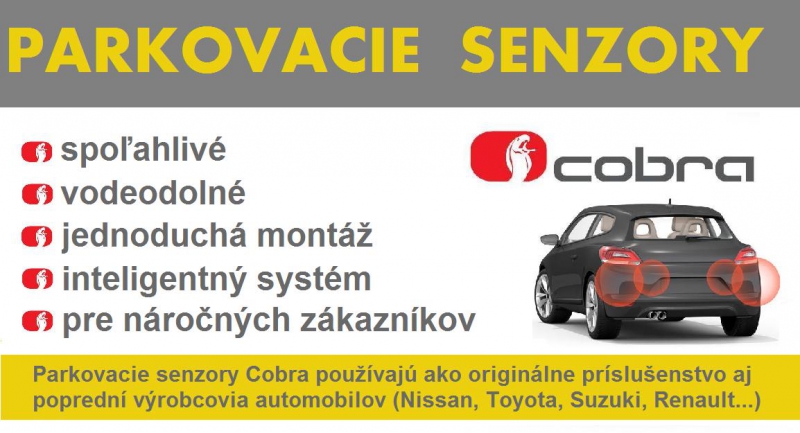 parkovacie senzory cobra parkovací asistenti